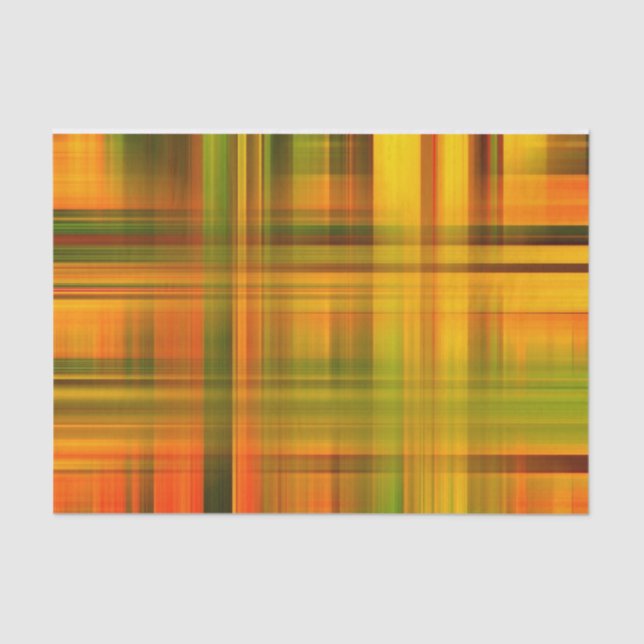 Autumn Plaid Tissue Paper (Front)