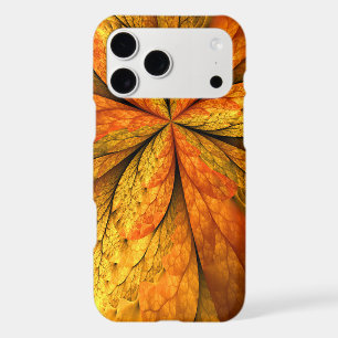 Autumn Plant, Modern Abstract Fractal Art Leaf