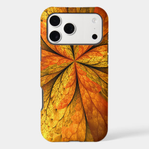 Autumn Plant, Modern Abstract Fractal Art Leaf