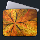 Autumn Plant, Modern Abstract Fractal Art Leaf Laptop Sleeve<br><div class="desc">An autumn plant with texture,  unusual Fractal Art.
Design for your laptop sleeve and more.</div>