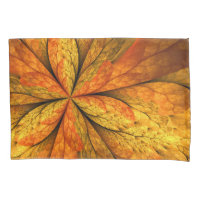 Autumn Plant, Modern Abstract Fractal Art Leaf
