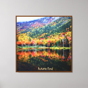 Autumn Pond Canvas Print