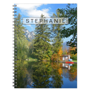 Autumn pond idyll notebook