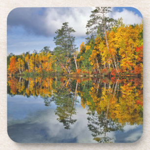 Autumn pond reflections, Maine Coaster