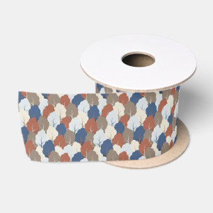 Autumn Poplar Medley Satin Ribbon