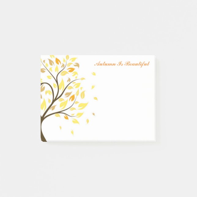 Autumn Post Notes-Autumn Is Beautiful Post-it Notes (Front)