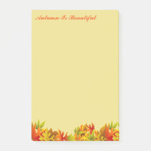 Autumn Post Notes-Autumn Is Beautiful Post-it Notes