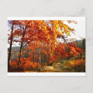 autumn postcard