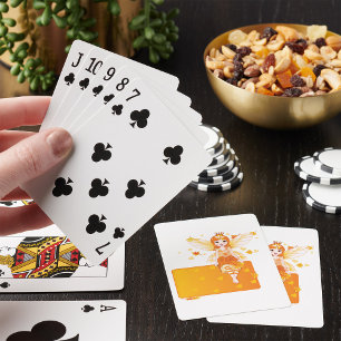 Autumn Princess Fairy Playing Cards