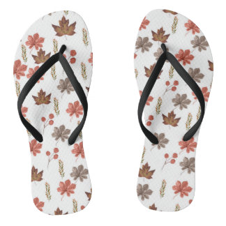 Autumn Print Sandals - Cozy Fall Style Shoes
