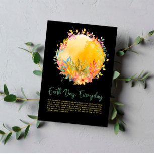 Autumn Protect The Planet Earth Day Everyday Postcard