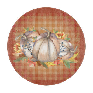 Autumn Pumpkin Bouquet Cutting Board