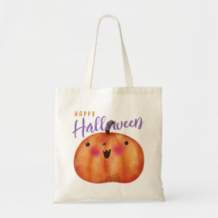 Autumn Pumpkin Cute Halloween Thanksgiving Fall Tote Bag