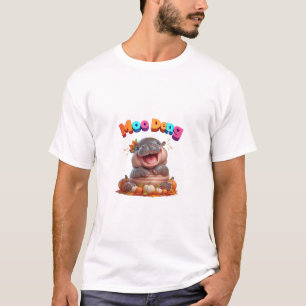Autumn Pumpkin Fall Foliage Festival! MOO DENG Bab T-Shirt
