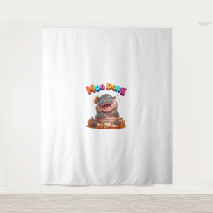 Autumn Pumpkin Fall Foliage Festival! MOO DENG Bab Tapestry
