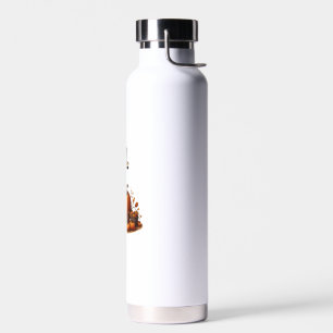 Autumn Pumpkin Fall Giraffe Thanksgiving Womens Me Water Bottle