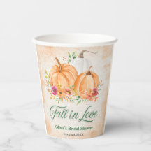 Autumn Pumpkin Fall in Love Bridal Shower 