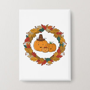 Autumn Pumpkin Family Wreath