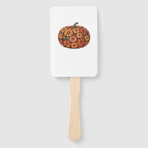 Autumn Pumpkin Halloween Classic T-Shirt.png Hand Fan