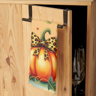 Autumn Pumpkin  Kitchen Towel
