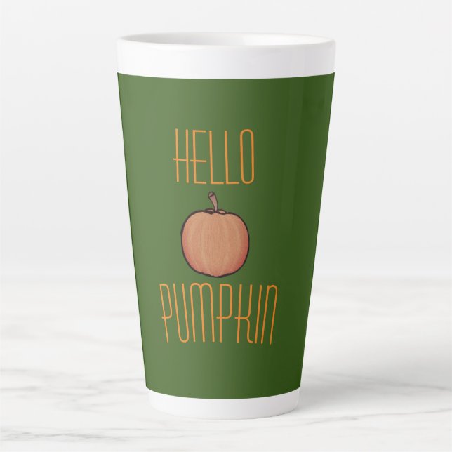 Autumn pumpkin latte mug (Front)
