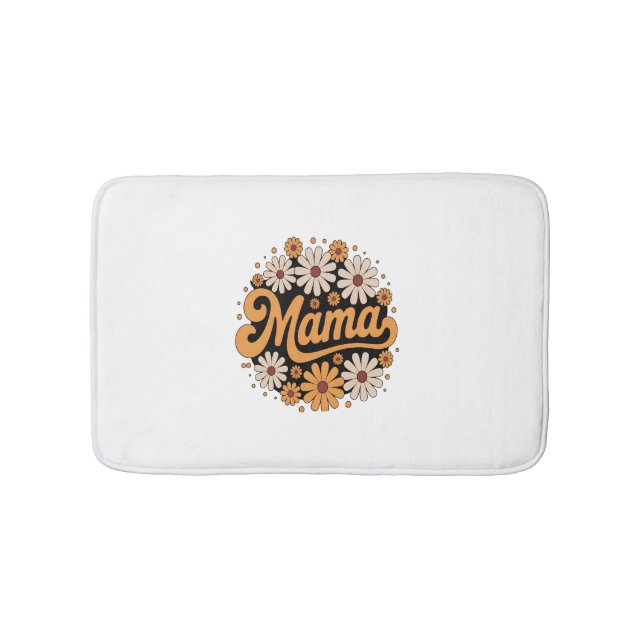 Autumn Pumpkin Mama Bath Mat (Front)