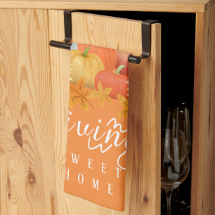 Autumn Pumpkin Orange Kitchen Towel