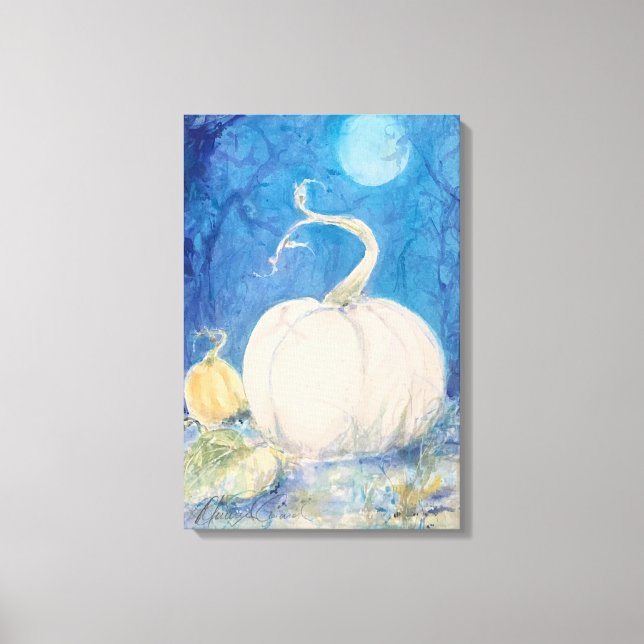 Autumn Pumpkin Patch Maureen Girard Canvas Print (Front)