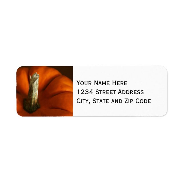 Autumn Pumpkin Photo (Front)