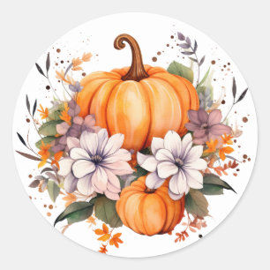 Autumn Pumpkin Stickers