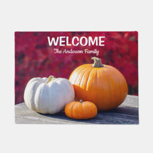 Autumn Pumpkins Doormat