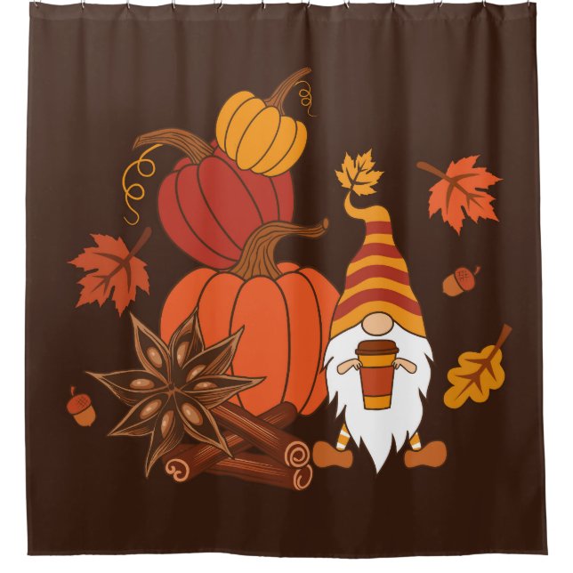 Autumn Pumpkins Gnome Spice Card (Front)
