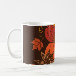 Autumn Pumpkins Gnome Spice Card Coffee Mug