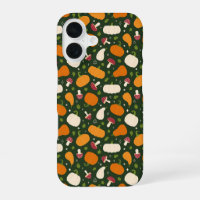 Autumn Pumpkins & Mushrooms Seamless Pattern Phone