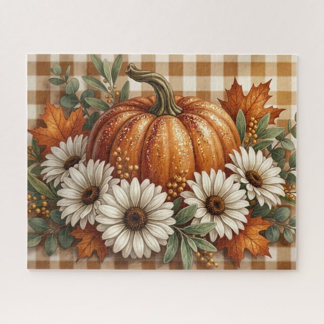 Autumn Pumpkins Puzzle (Horizontal)