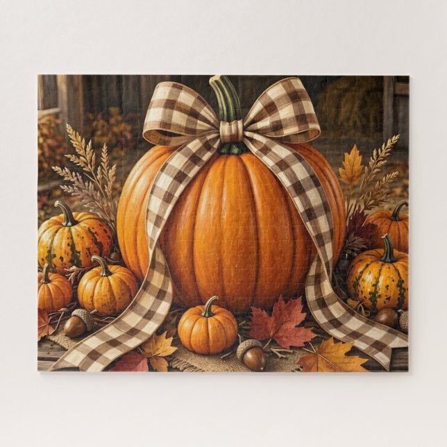 Autumn Pumpkins Puzzle (Horizontal)