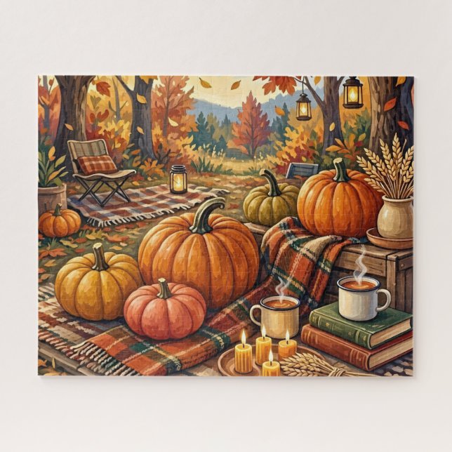 Autumn Pumpkins Puzzle (Horizontal)