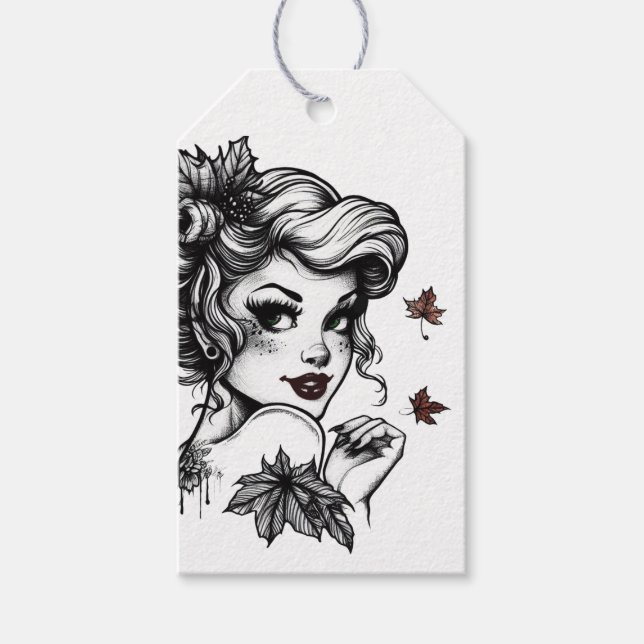 Autumn Queen Gift Tags (Front)