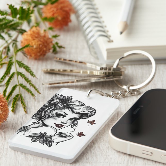 Autumn Queen Keychain (Front Right)