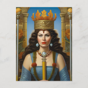 Autumn Queen Postcard