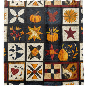 Autumn Quilt Block Pattern   Rustic Harvest