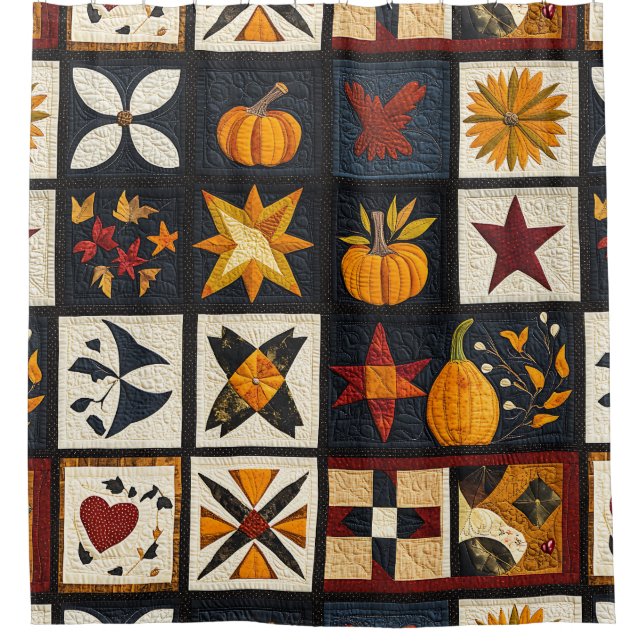 Autumn Quilt Block Pattern | Rustic Harvest (Front)