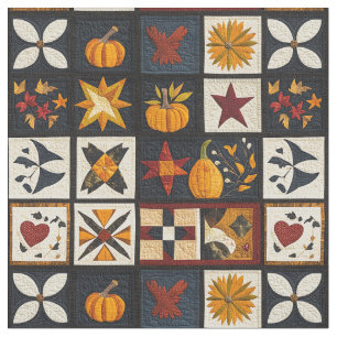 Autumn Quilt Block Pattern   Rustic Harvest Fabric