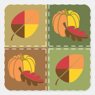 Autumn Quilt Sticker