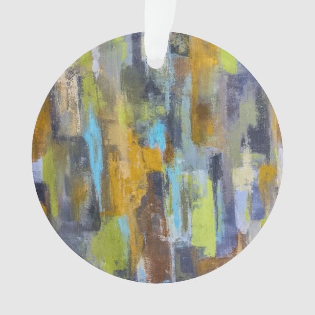 Autumn Rain Acrylic Ornament (Front)