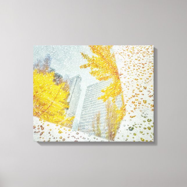 Autumn Rain Canvas Print (Front)