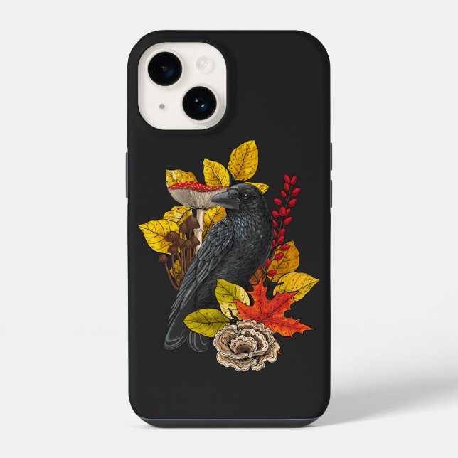 Autumn raven 2 iPhone case (Back)