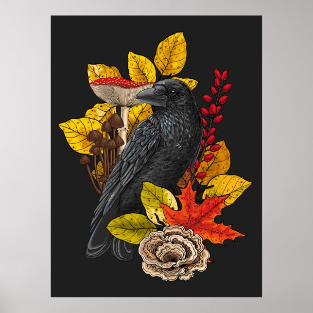 Autumn raven 2 poster (Front)