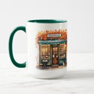 Autumn Reads Café MUG — Fall Bookstore 