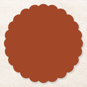 Autumn Red Paper Coaster